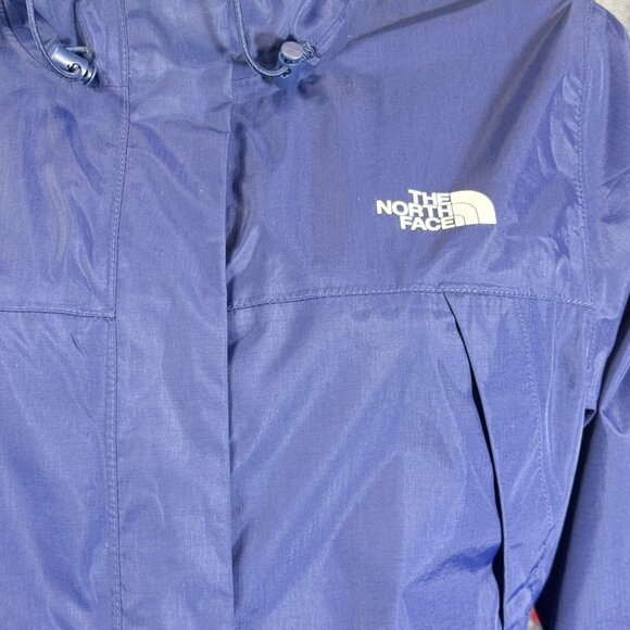 The North Face Women's Antora Jacket M Blue Nylon Waterproof Hooded - Picture 12 of 15
